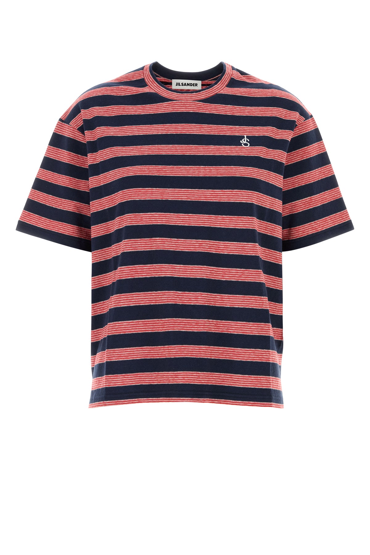 Jil Sander T-shirt oversize in cotone ricamato