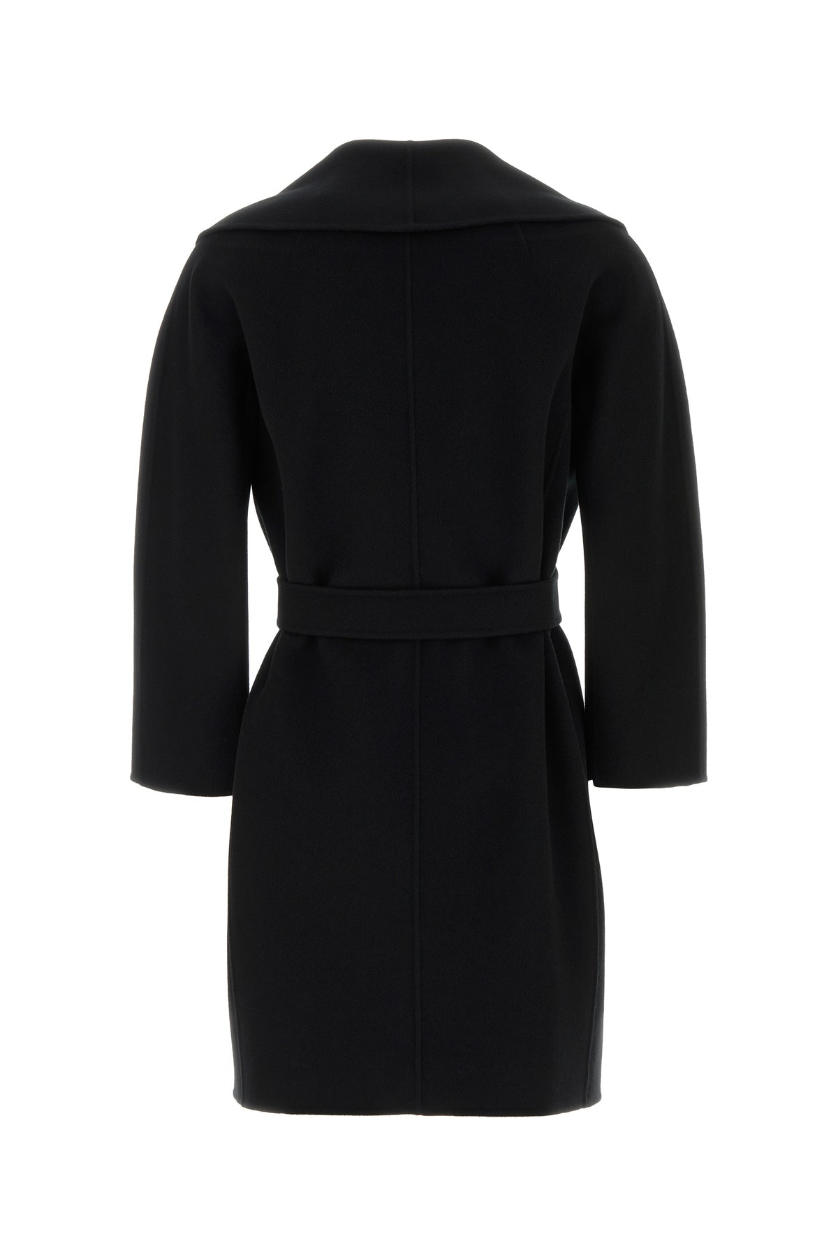 Max Mara Cappotto Messi in lana nera, view 2