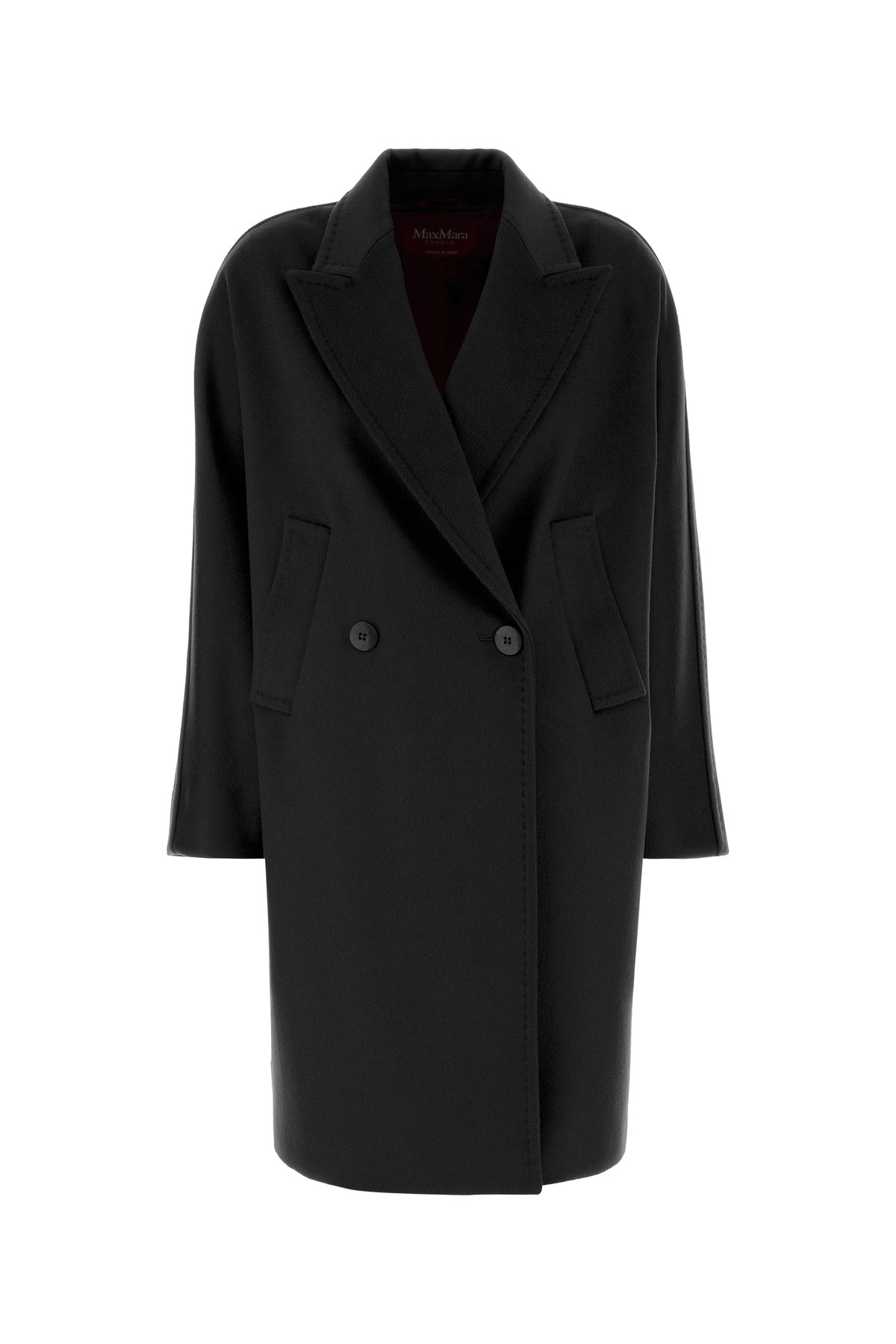 Max Mara Cappotto Mastro in lana nera