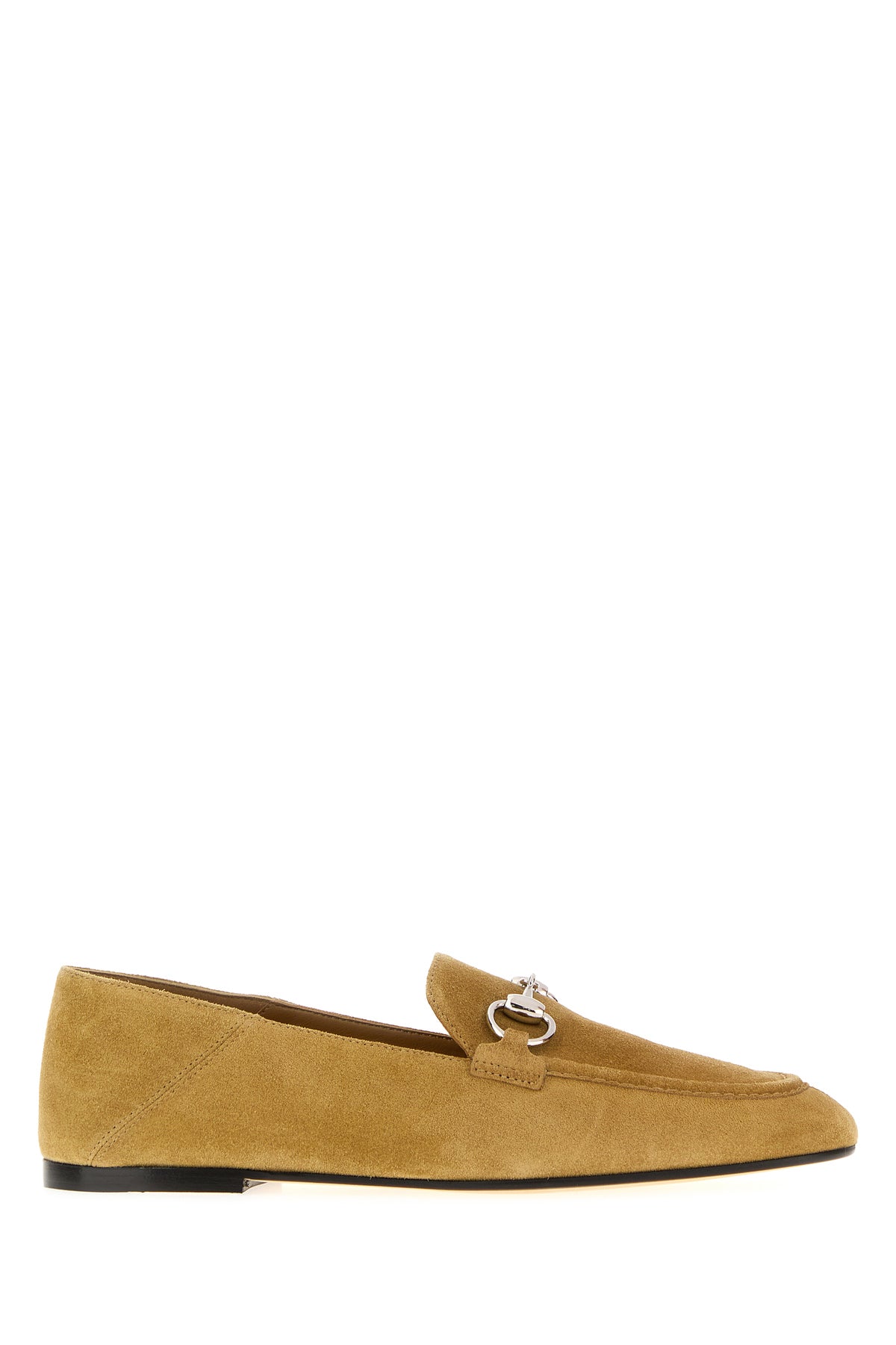Gucci Mocassini Jordaan Soft in pelle scamosciata beige