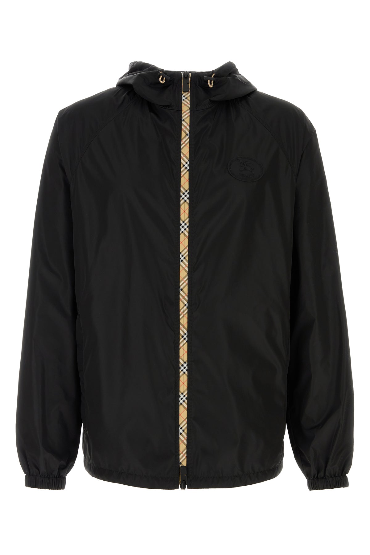 Burberry Giacca a vento in nylon nero