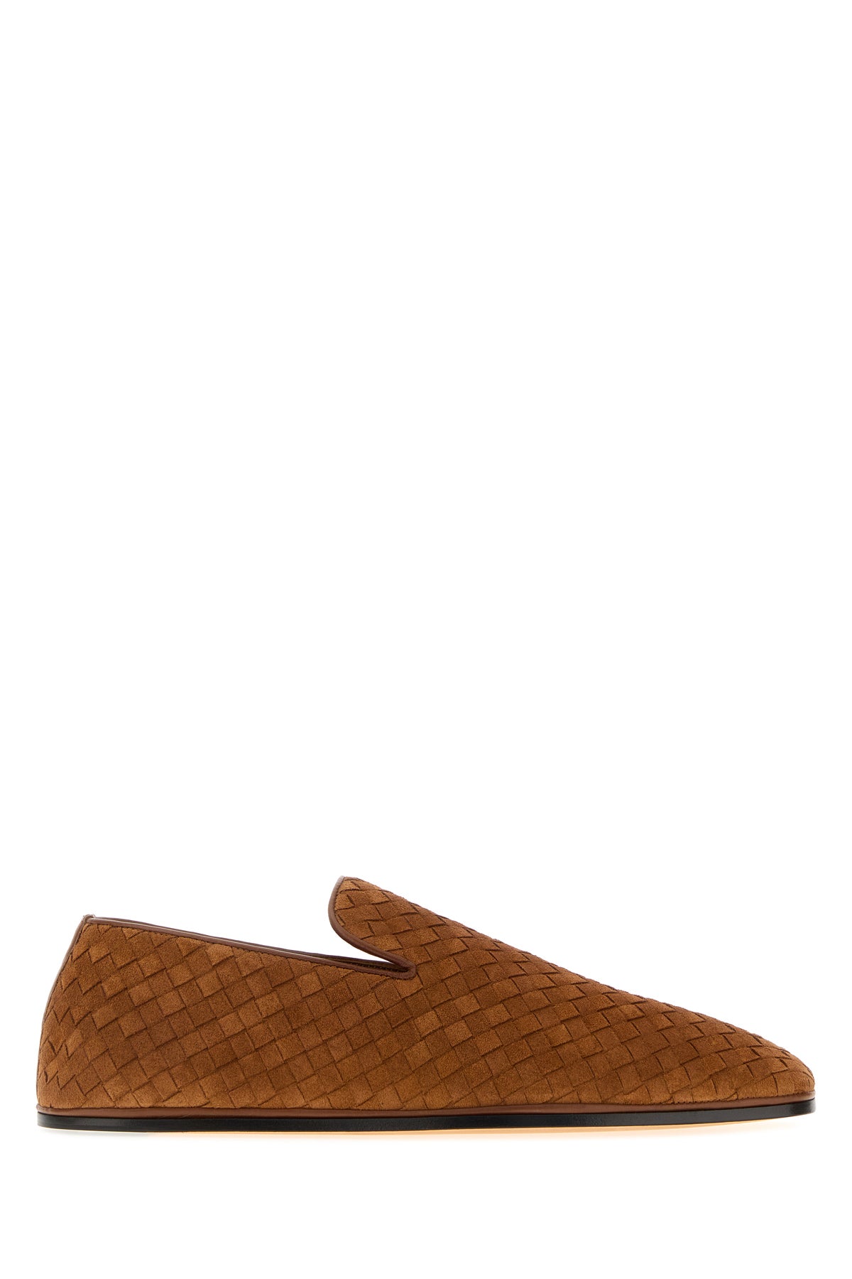 Bottega Veneta Mocassini Palazzo in pelle scamosciata caramello