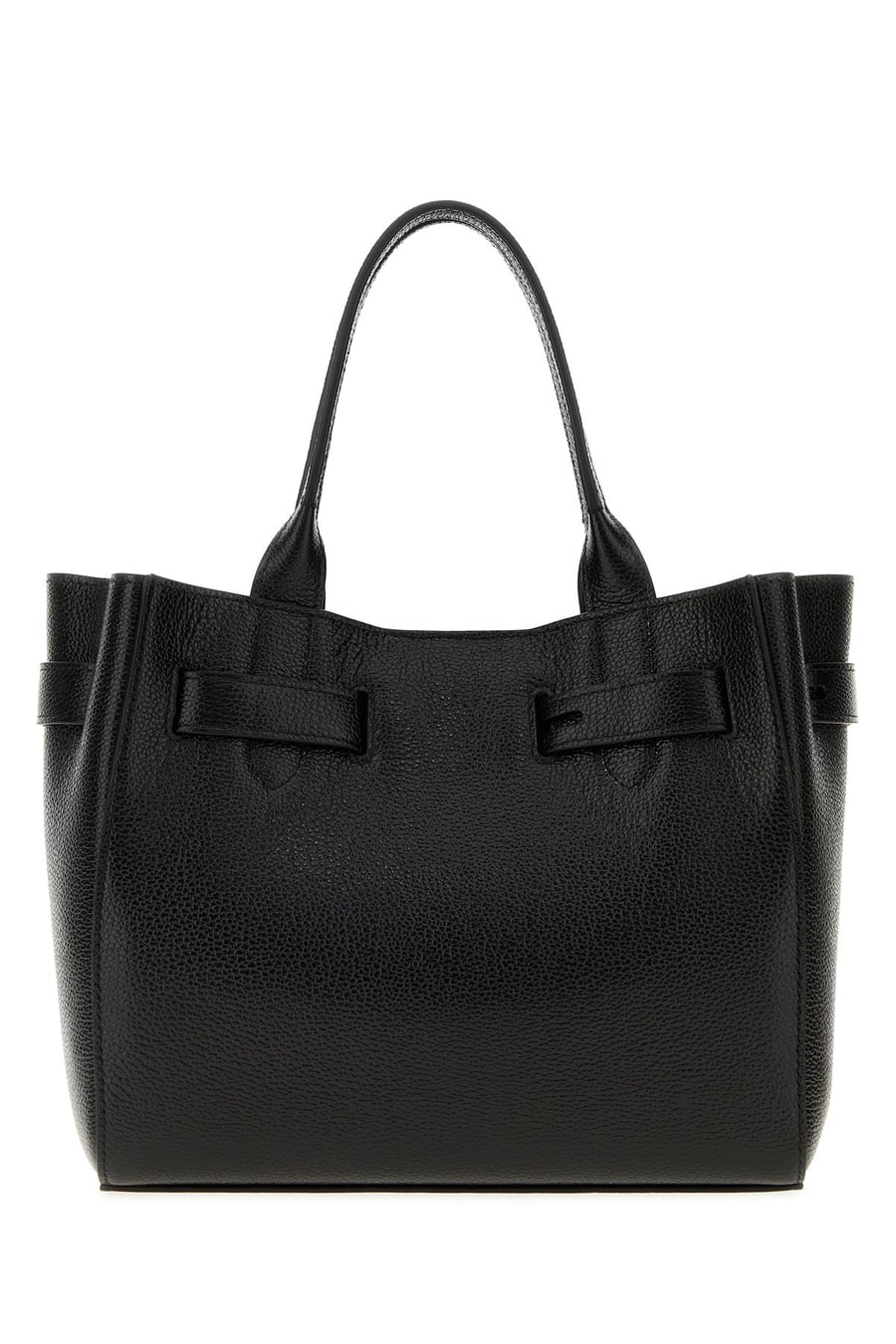 Tom Ford Borsa a mano in pelle nera, view 3