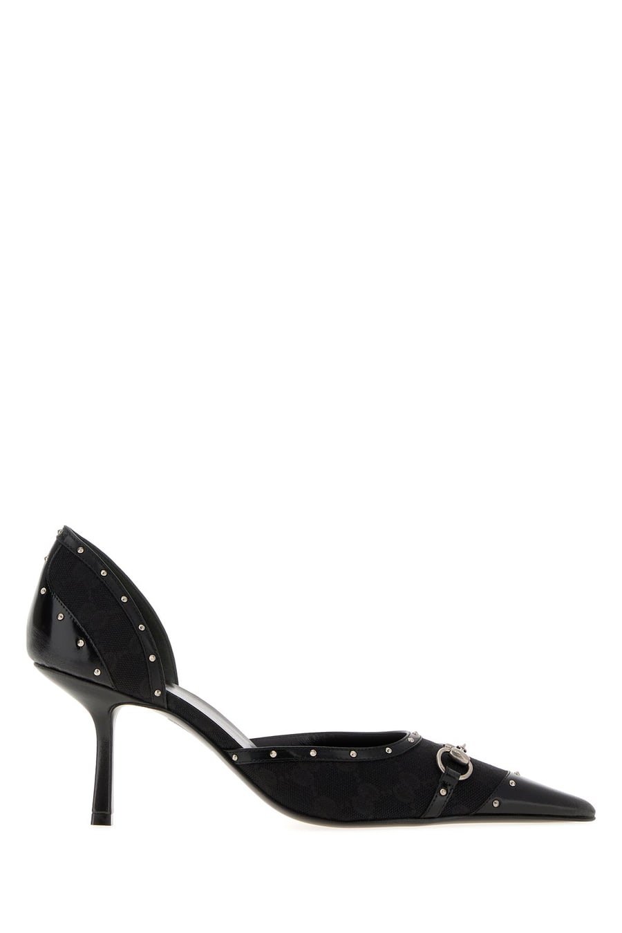 Gucci Scarpe con tacco Savoy in tessuto GG