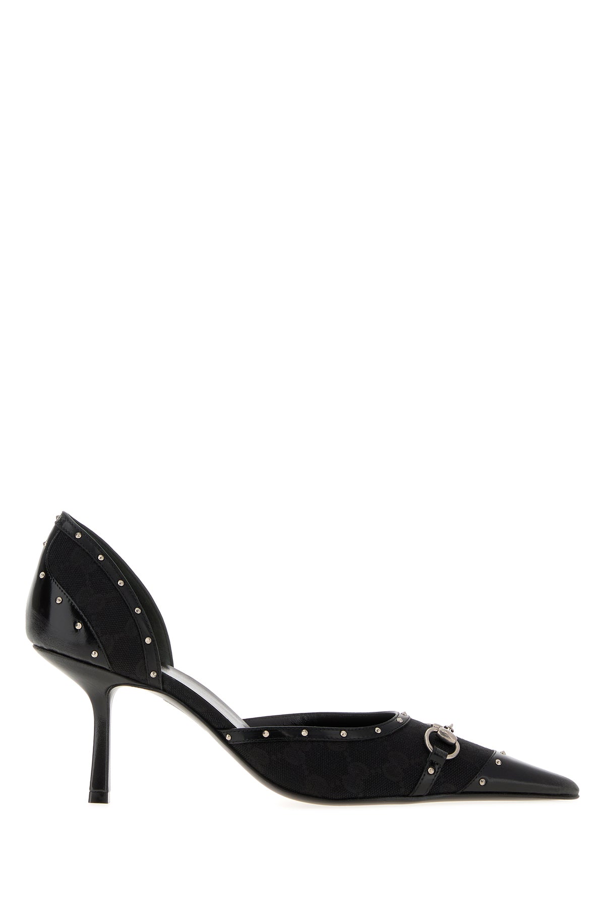 Gucci Scarpe con tacco Savoy in tessuto GG