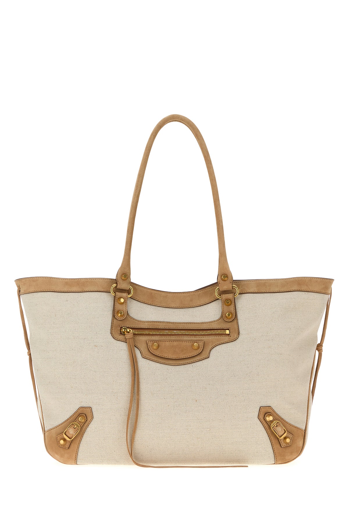 Balenciaga Borsa shopping Le City in tela sabbia