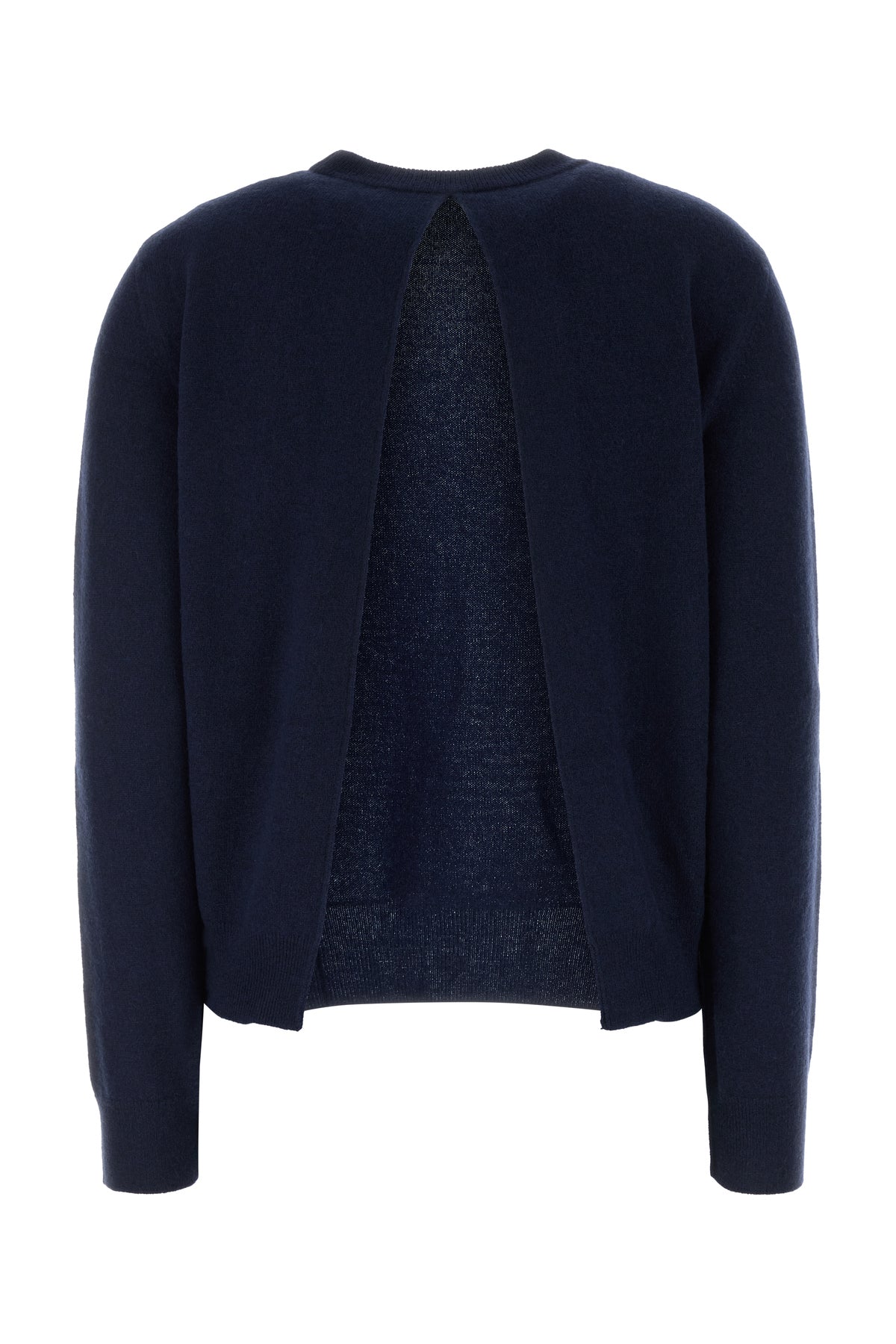 Jil Sander Maglione in cashmere blu navy, view 2