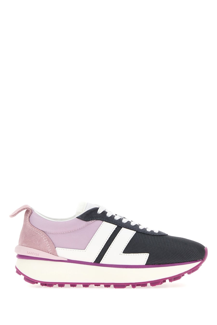 LANVIN Sneakers multicolor in tessuto e rete