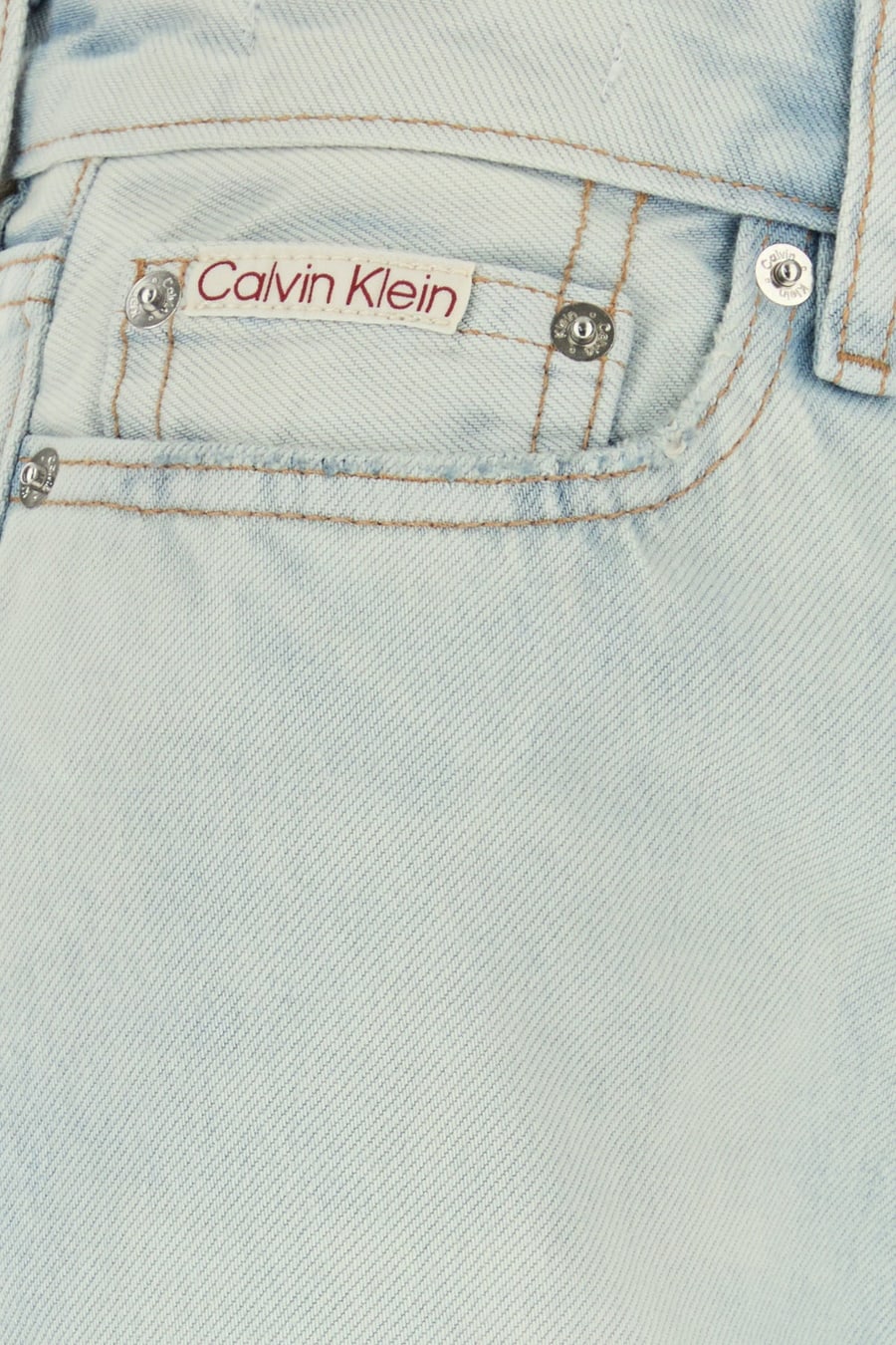 CALVIN KLEIN Jeans in denim azzurro, view 3
