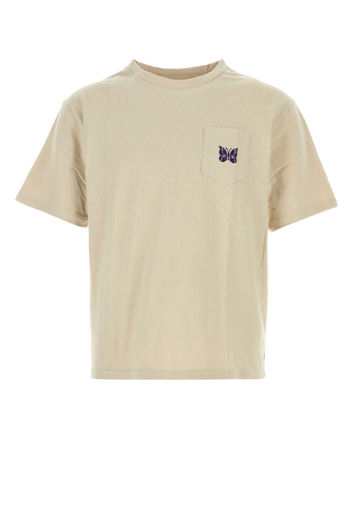 NEEDLES T-shirt in cotone sabbia