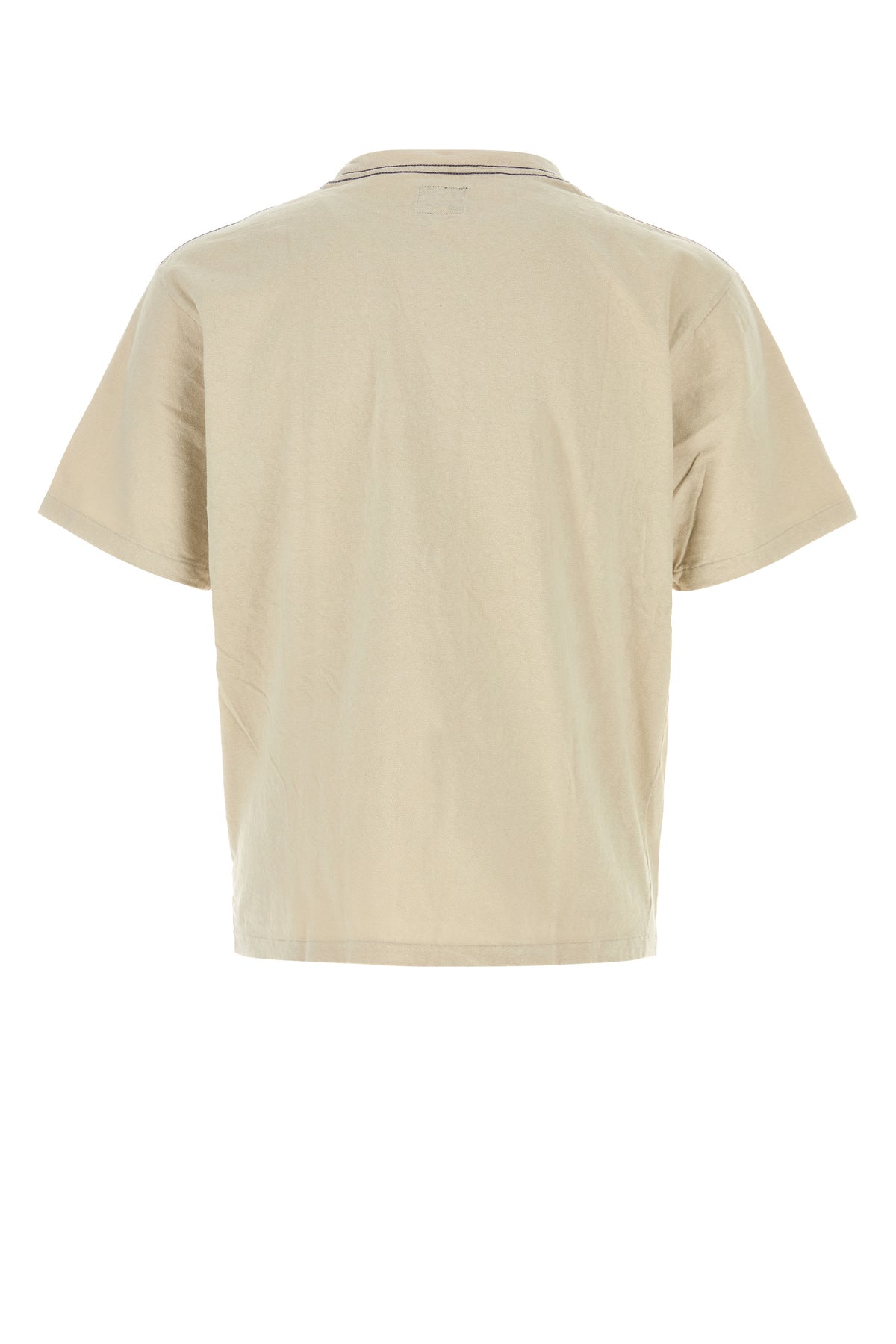 NEEDLES T-shirt in cotone sabbia, view 2