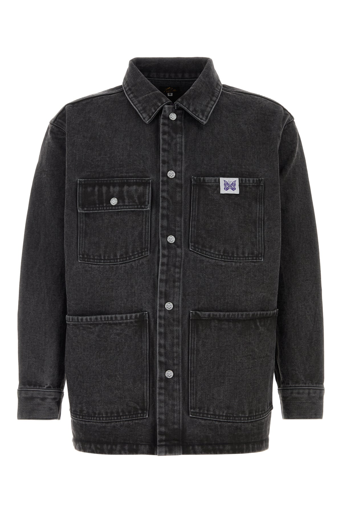 NEEDLES Camicia in denim nero