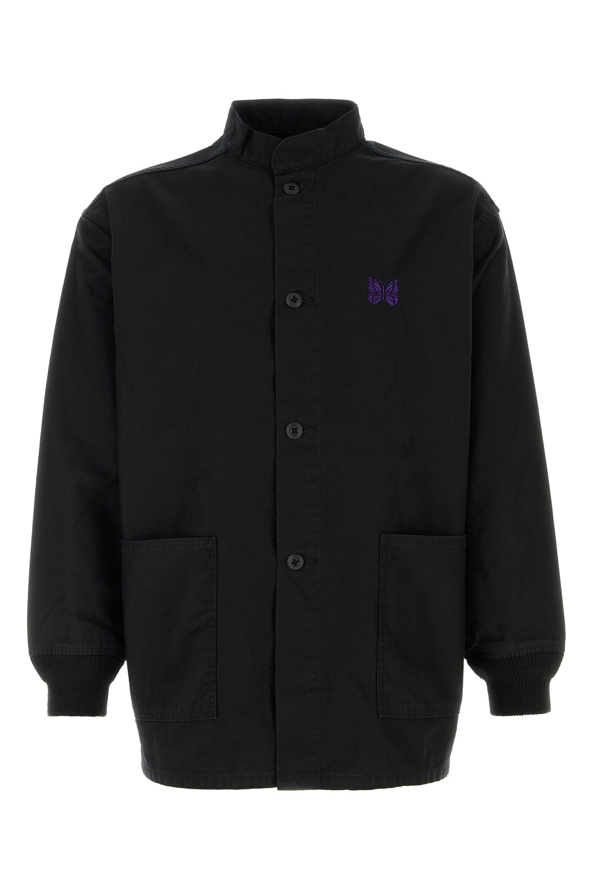 NEEDLES Camicia oversize in cotone nero