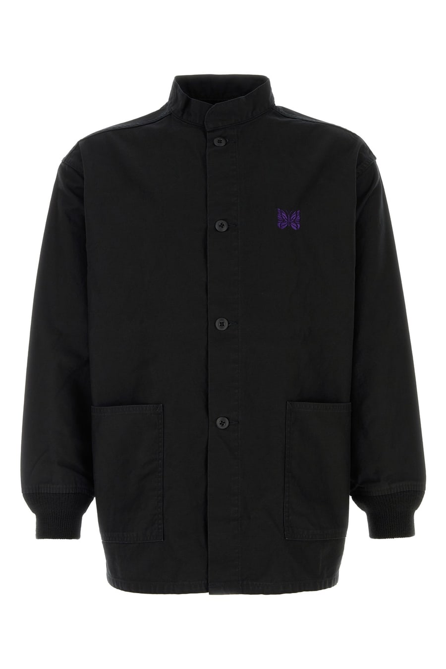 NEEDLES Camicia oversize in cotone nero