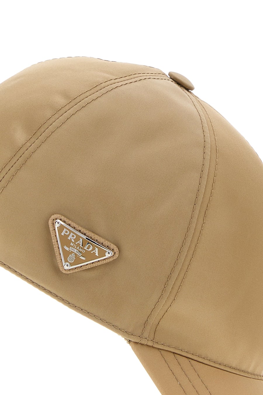 Prada Cappello da baseball in Re-Nylon beige, view 4