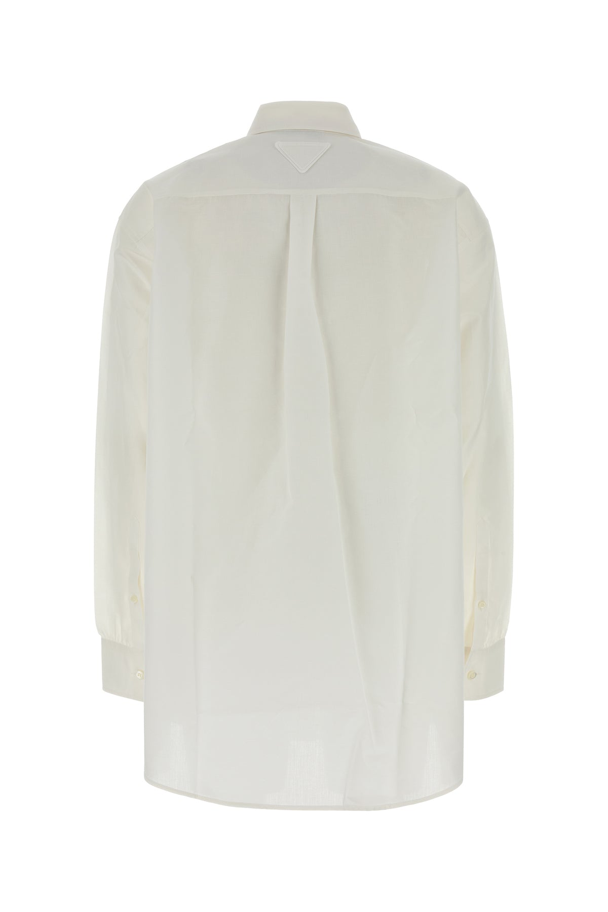 Prada Camicia in misto cotone bianco, view 2