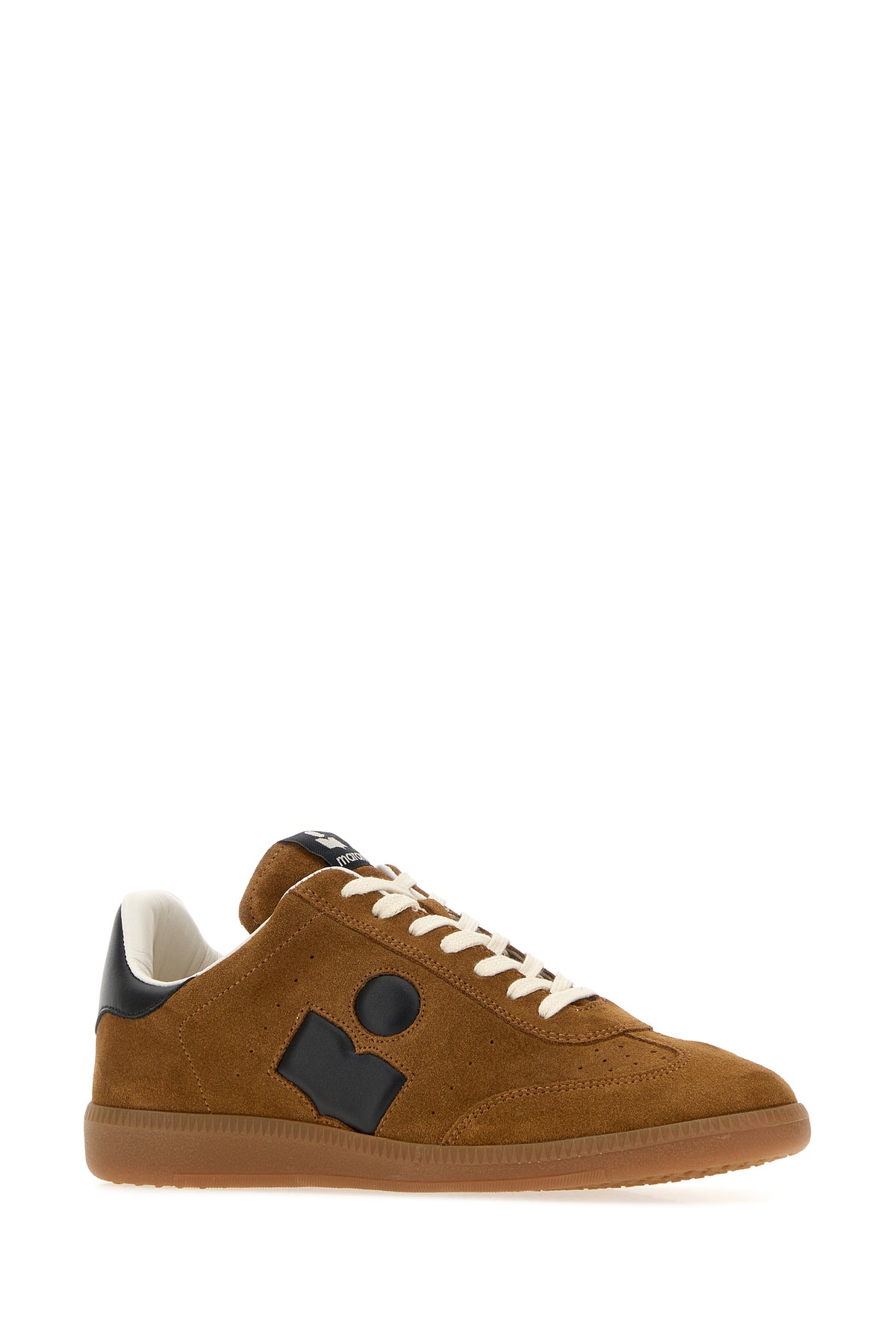 Isabel Marant Sneakers Bryce in pelle scamosciata cammello, view 2