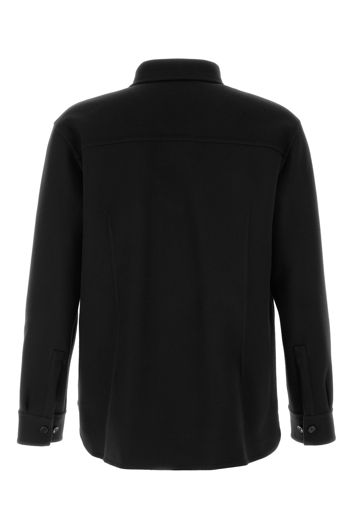 Jil Sander Camicia in lana nera, view 2