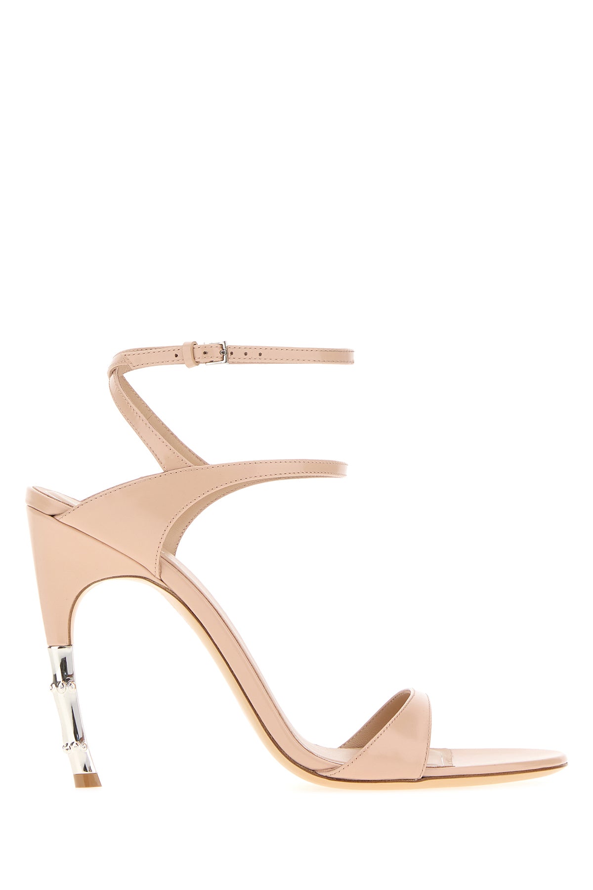 Gucci Sandali Castello in pelle rosa