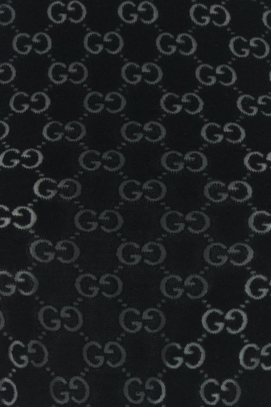 Gucci Top in cotone GG nero, view 3