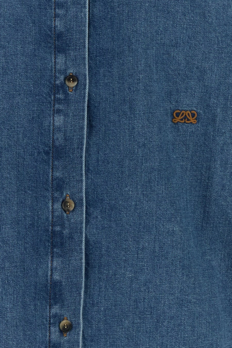 Loewe Camicia oversize in denim, view 3