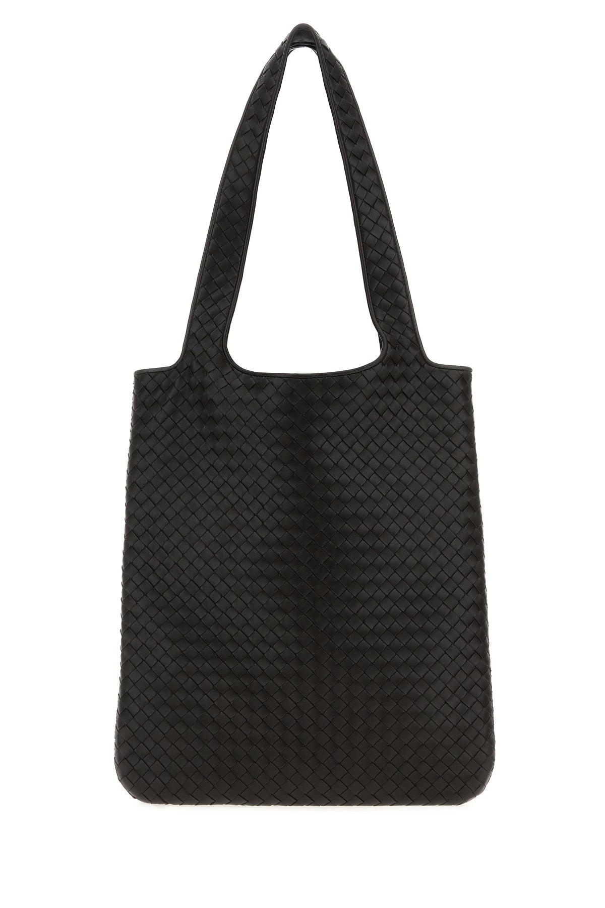Bottega Veneta Borsa a spalla Veneto in pelle testa di moro