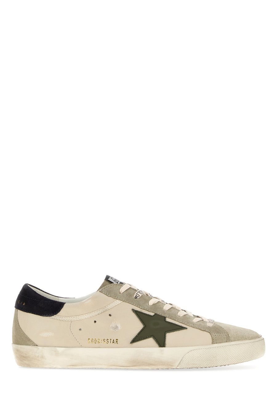 Golden Goose Sneakers Super-Star multicolor in pelle e pelle scamosciata