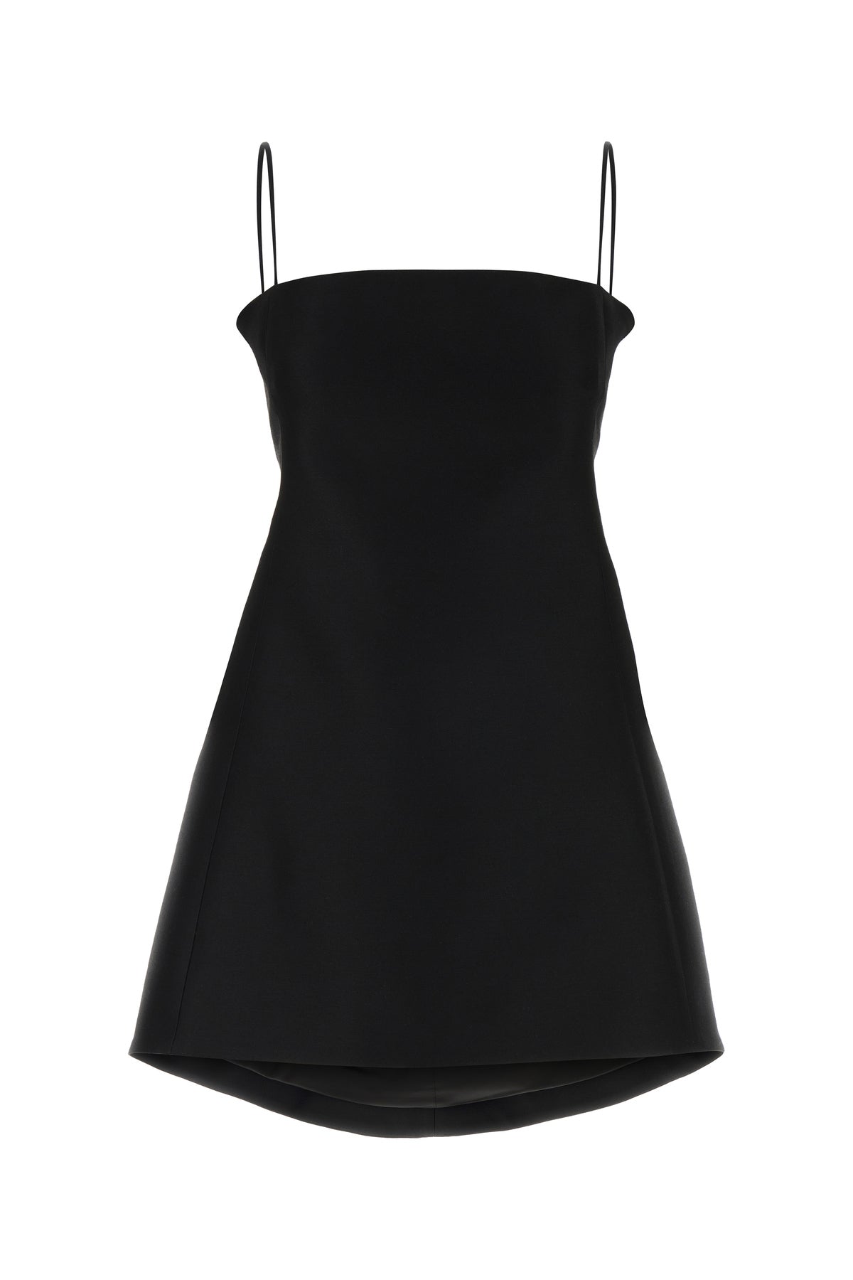 Balenciaga Mini abito in misto lana nera