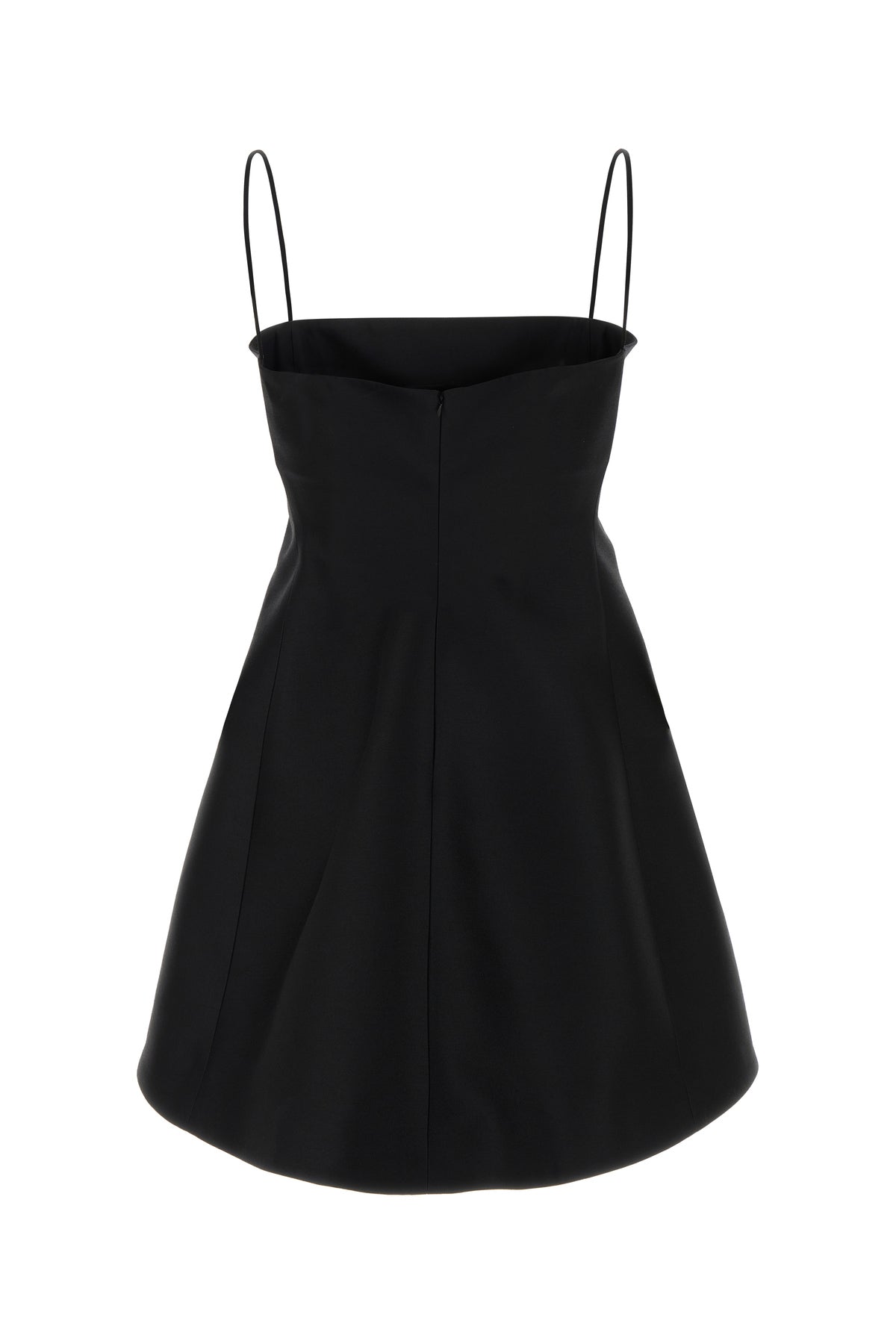 Balenciaga Mini abito in misto lana nera, view 2