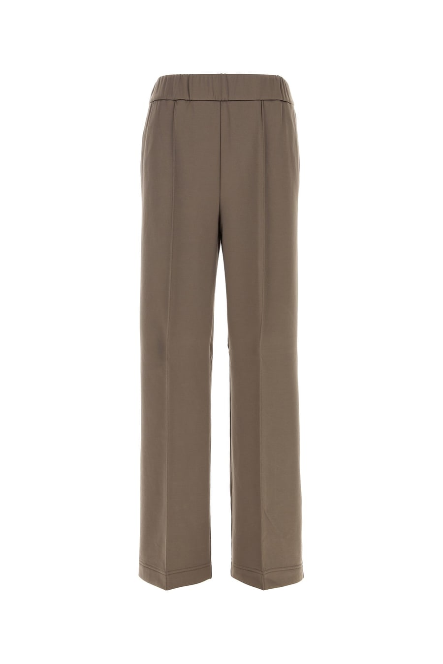 Moncler Pantalone in misto nylon stretch fango