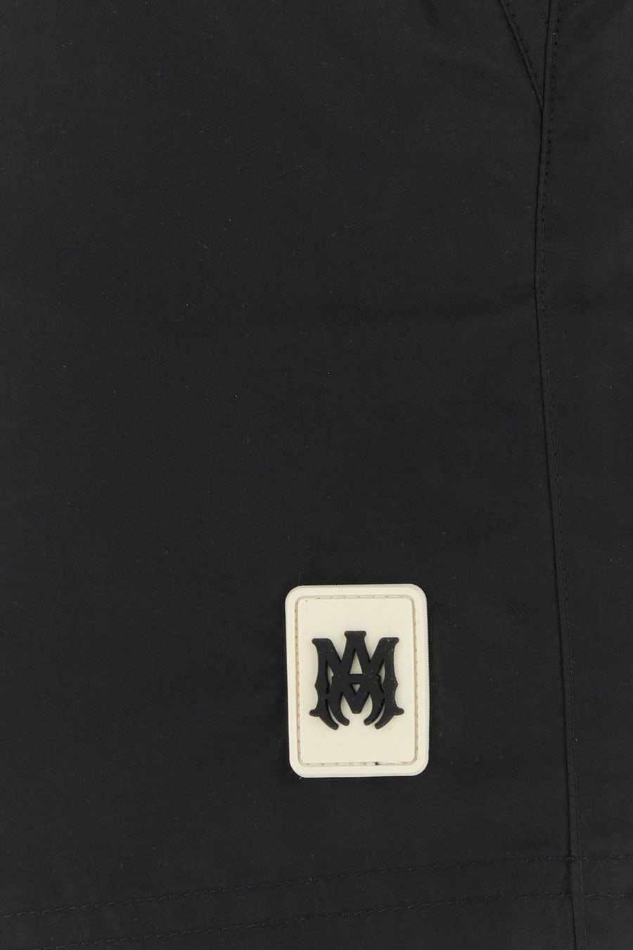 Amiri Bermuda mare in poliestere nero, view 3