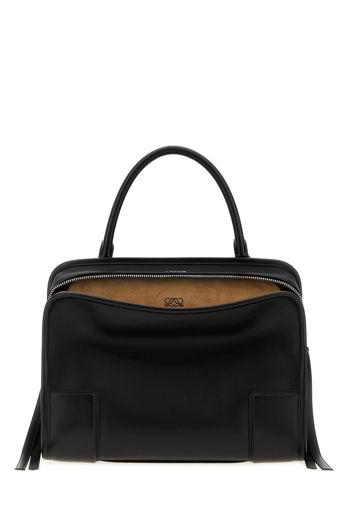 Loewe Borsa a mano Amazona 180 media in pelle nera