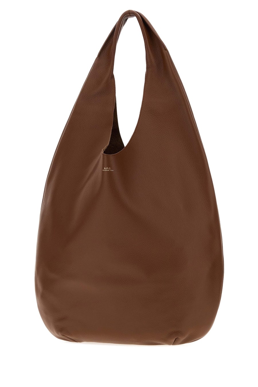 A.P.C. Borsa a spalla Le Neige in pelle marrone, view 2