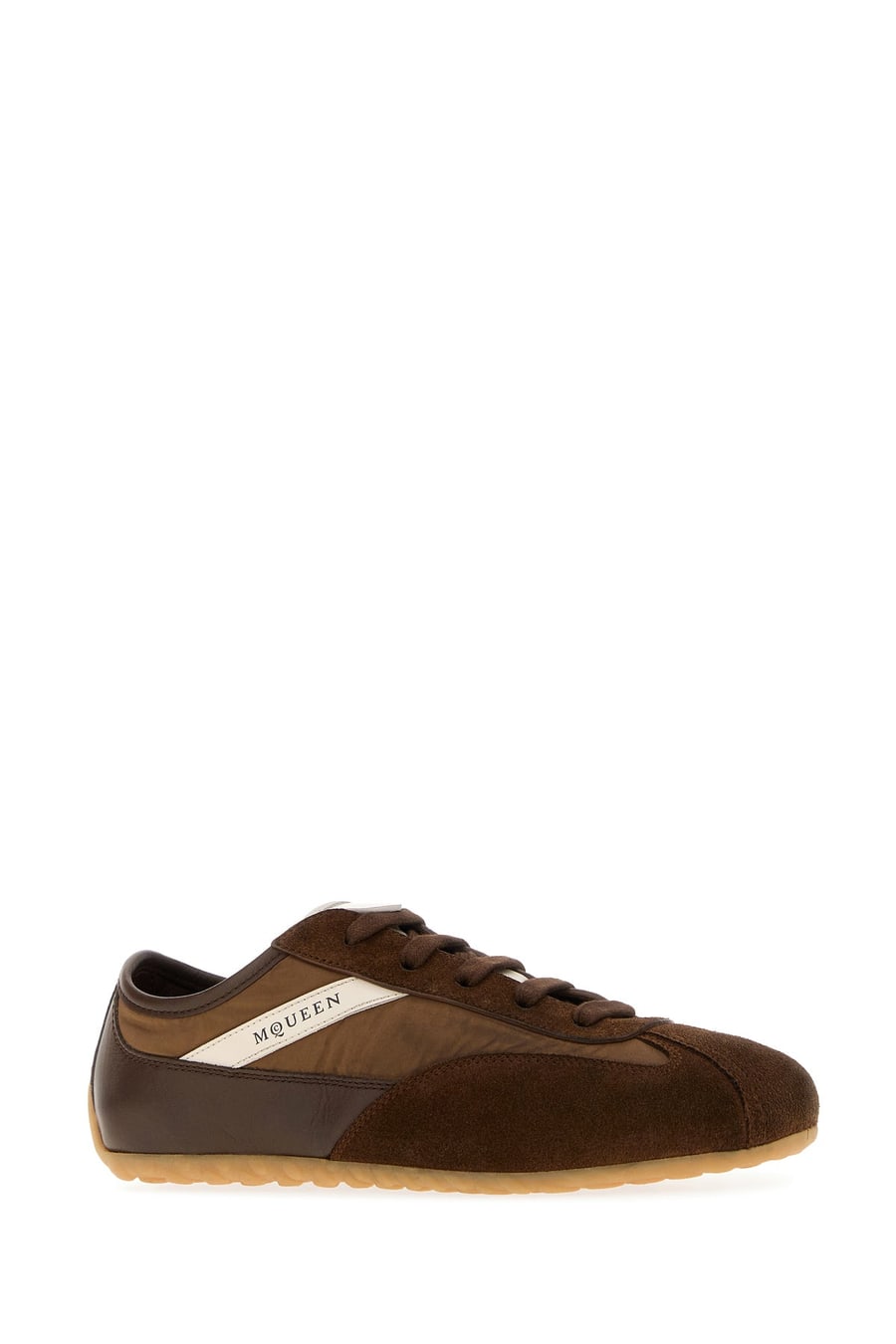 Alexander McQueen Sneakers Boxe marroni, view 2