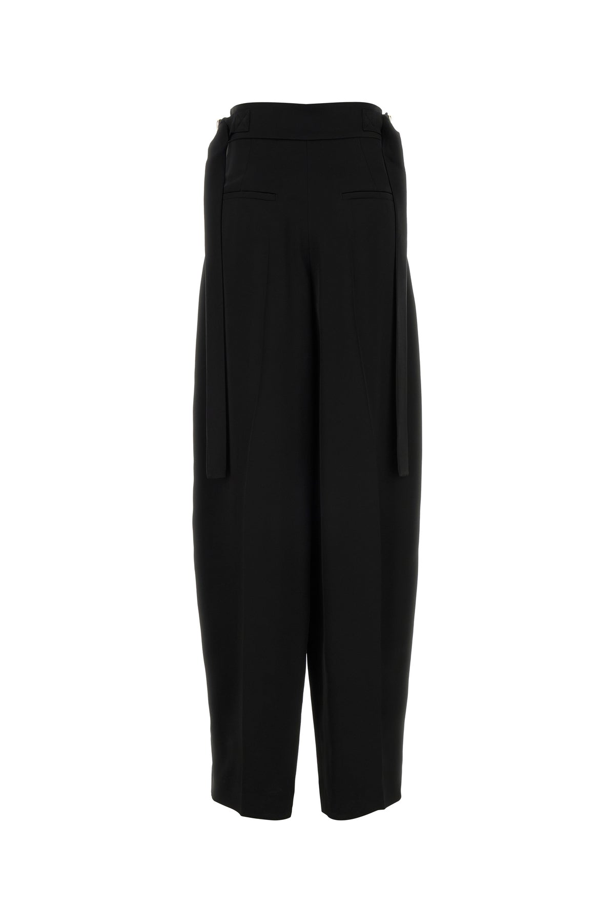 Sportmax Pantalone Staglio in viscosa nera, view 2