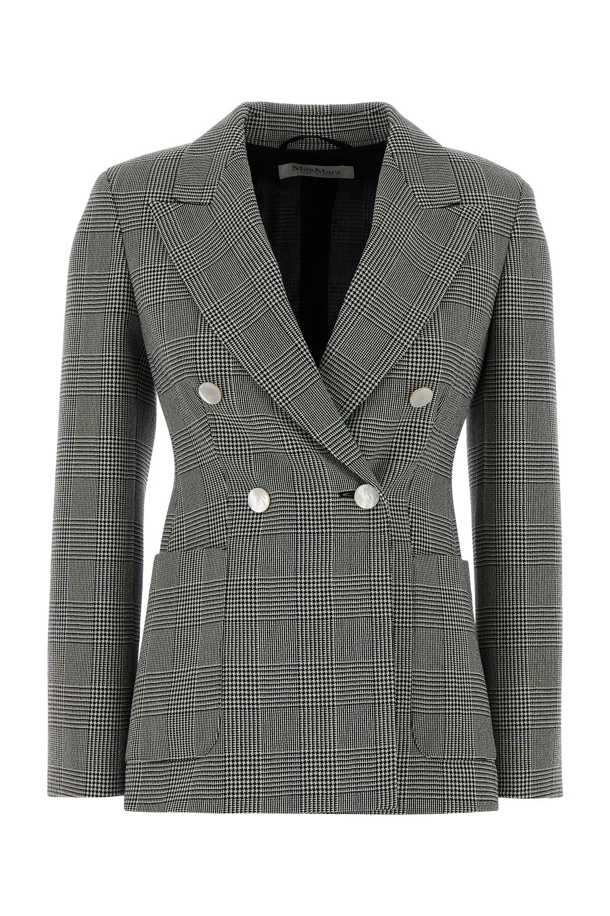 Max Mara Giacca Accordo in lana ricamata