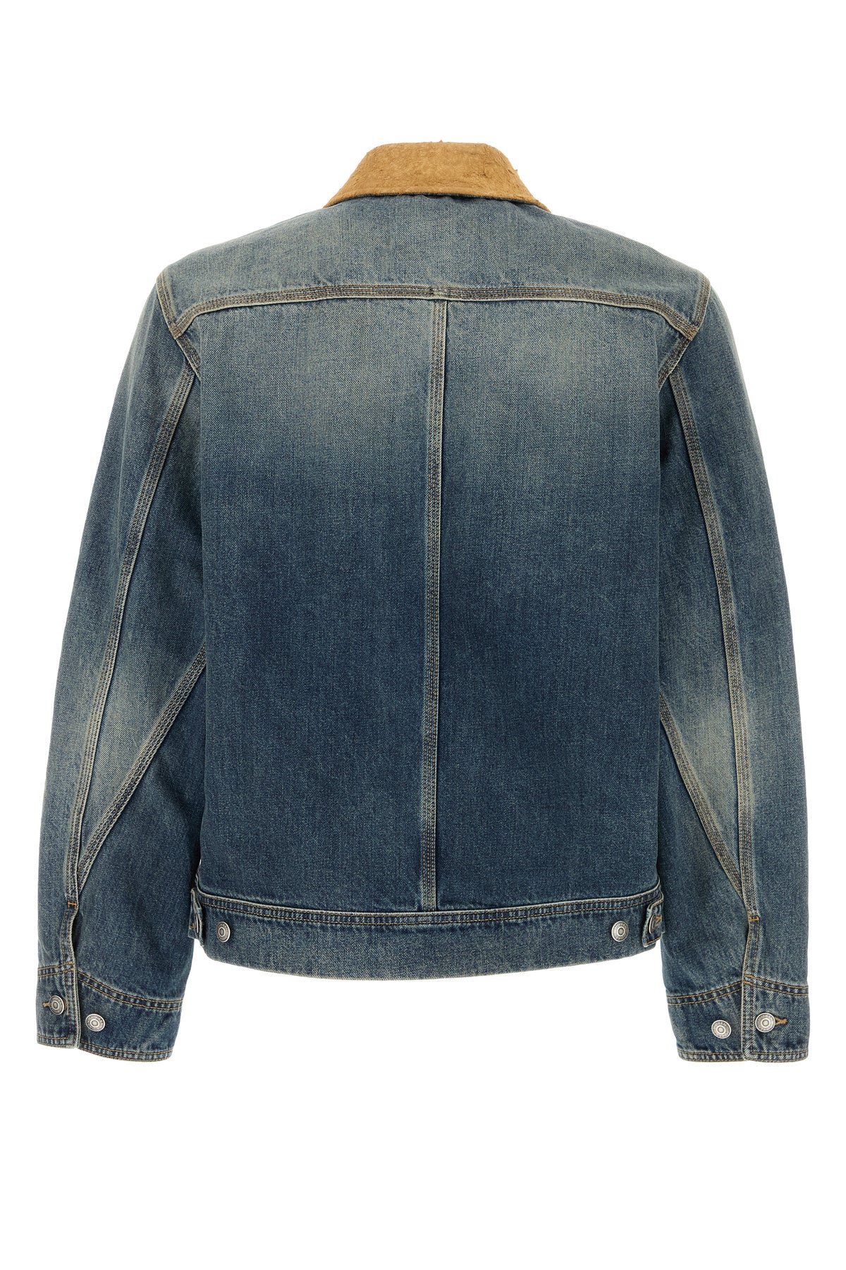 Alexander McQueen Giubbino in denim, view 2
