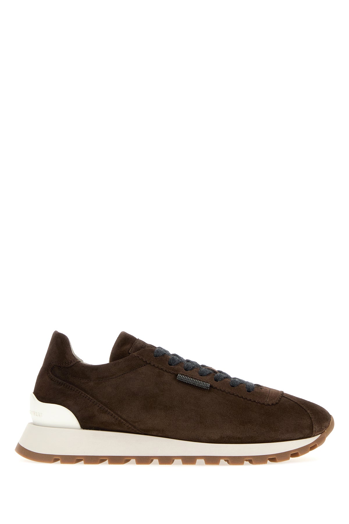 Brunello Cucinelli Sneakers in pelle scamosciata marrone