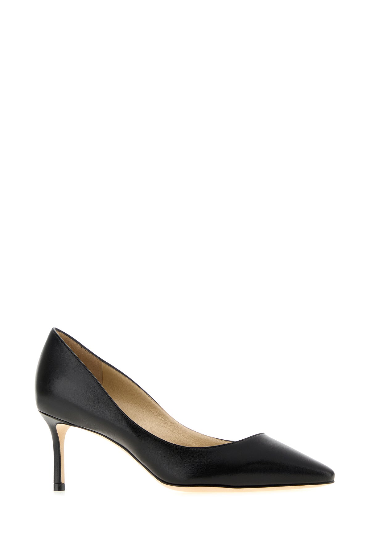 Jimmy Choo Scarpe con tacco Romy 60 in pelle nera, view 2