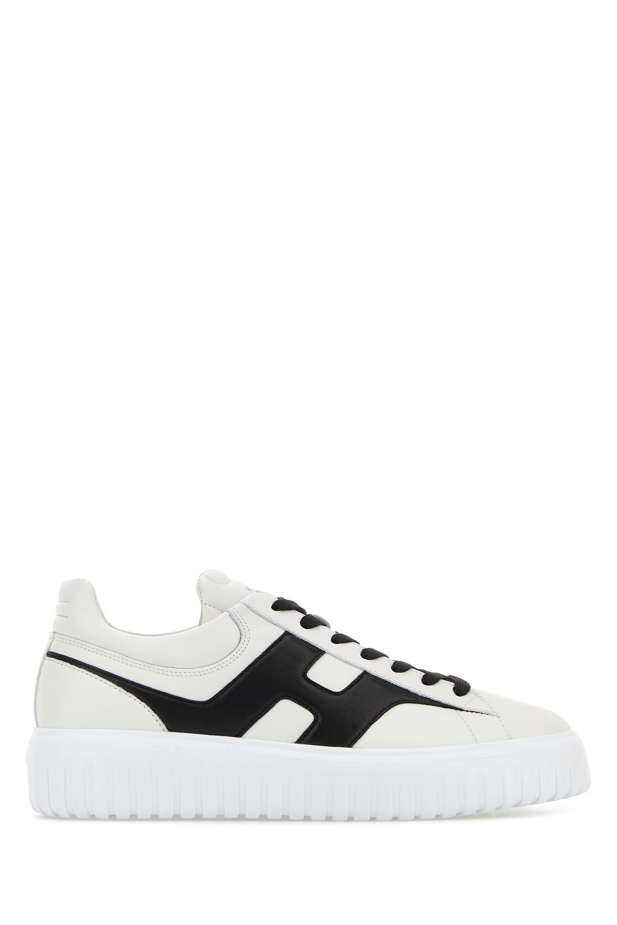 Hogan Sneakers H-Stripes in pelle bianca