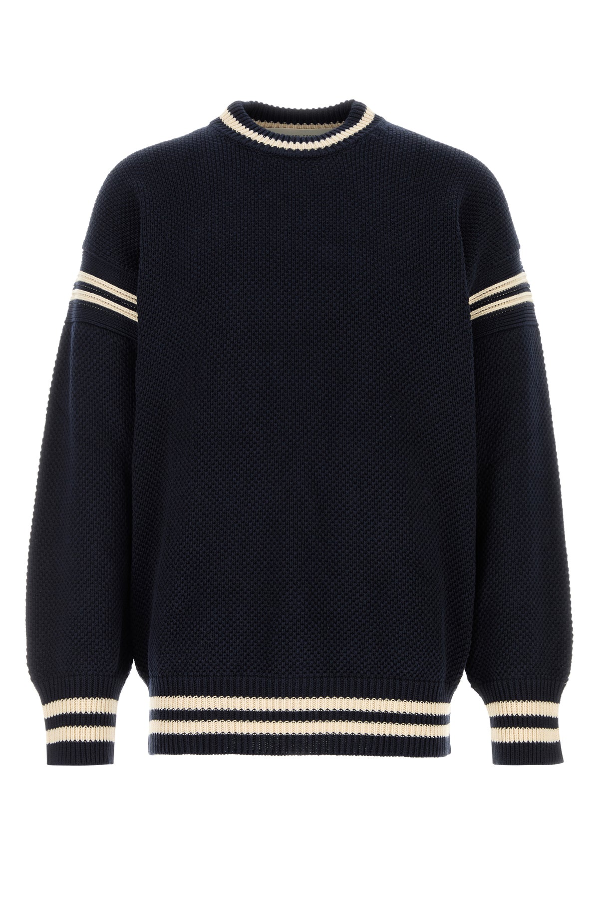 Golden Goose Maglione oversize in cotone blu notte