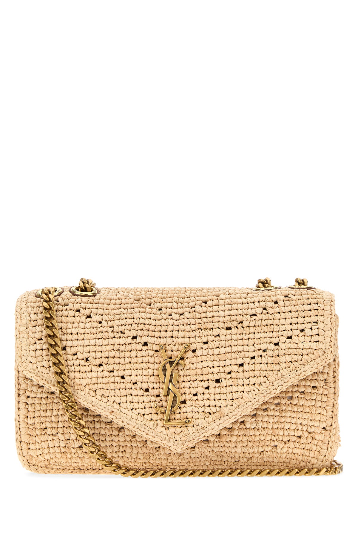 Saint Laurent Borsa a spalla LouLou piccola in rafia