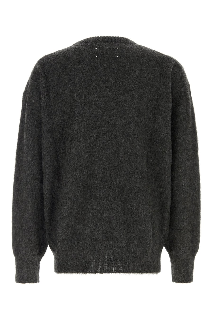 Maison Margiela Maglione oversize in misto lana grafite, view 2