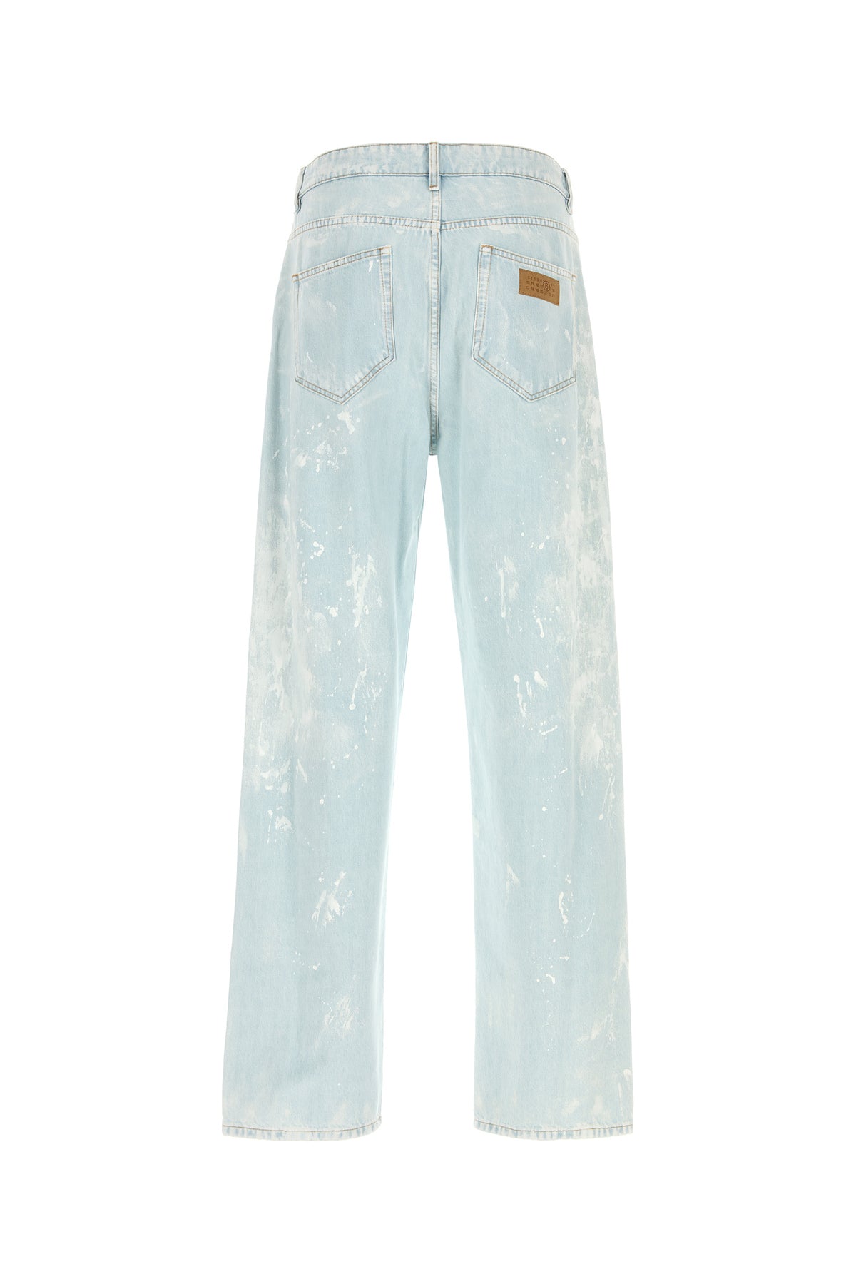 MM6 Maison Margiela Jeans in denim azzurro, view 2