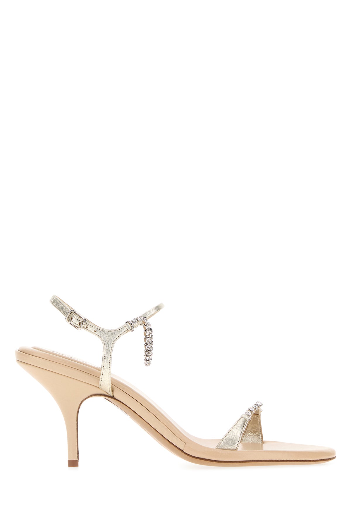Chloé Sandali Zia in pelle oro