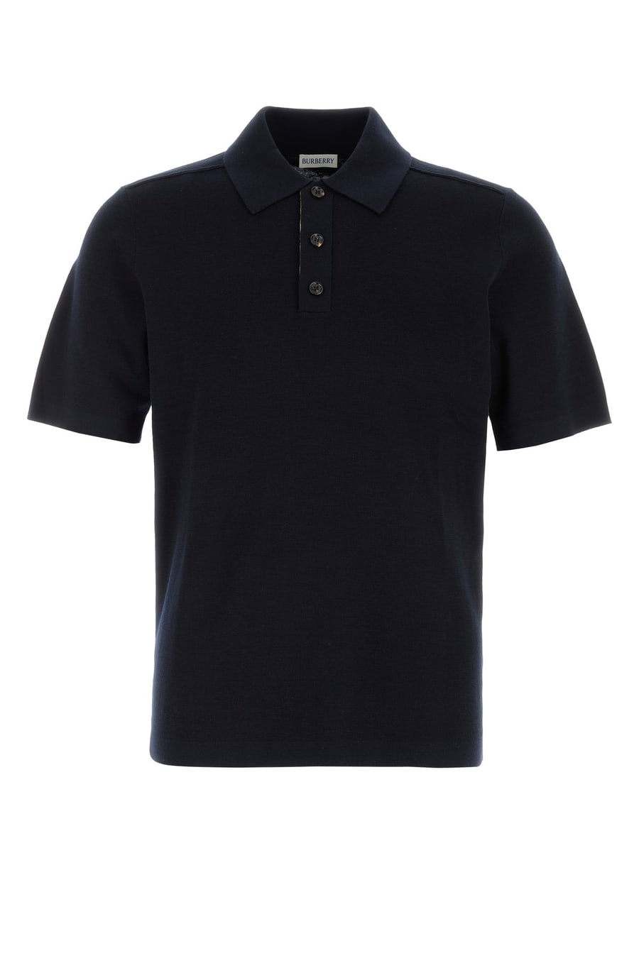 Burberry Polo in lana blu notte
