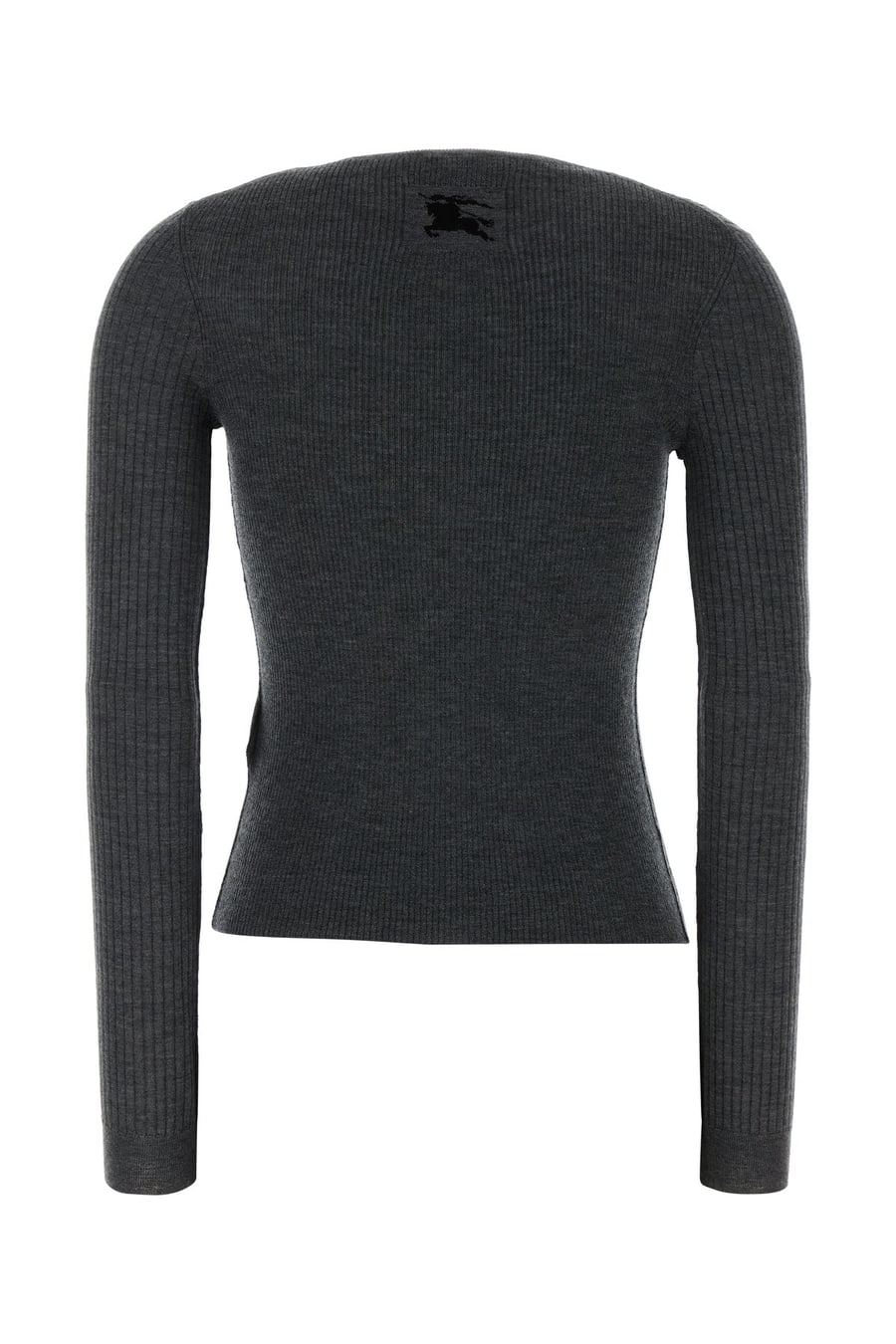 Burberry Cardigan in cashmere grigio scuro, view 2