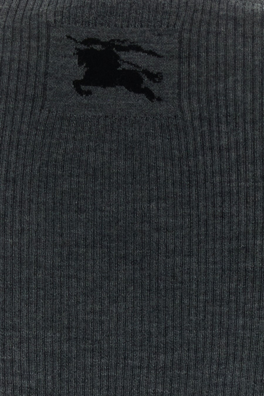 Burberry Cardigan in cashmere grigio scuro, view 3