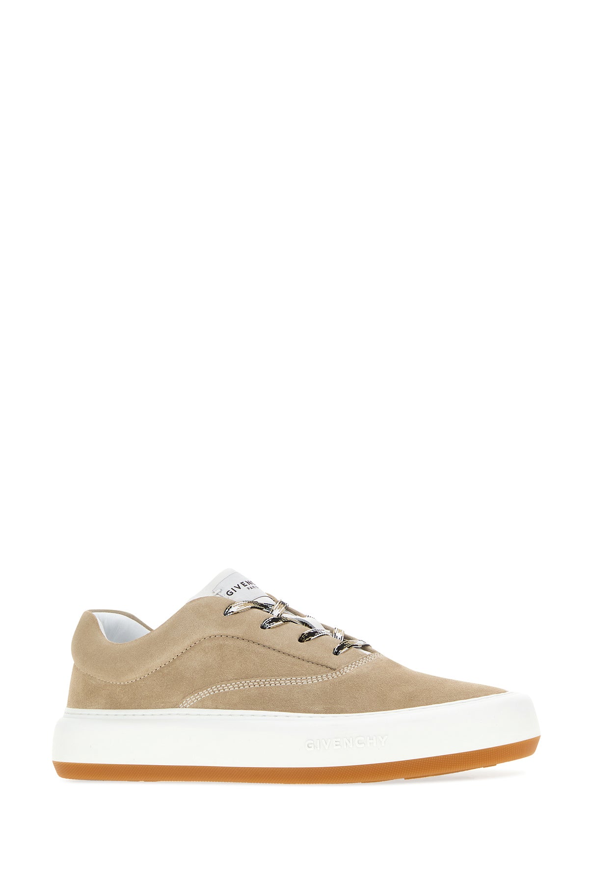 Givenchy Sneaker New City in pelle scamosciata beige, view 2