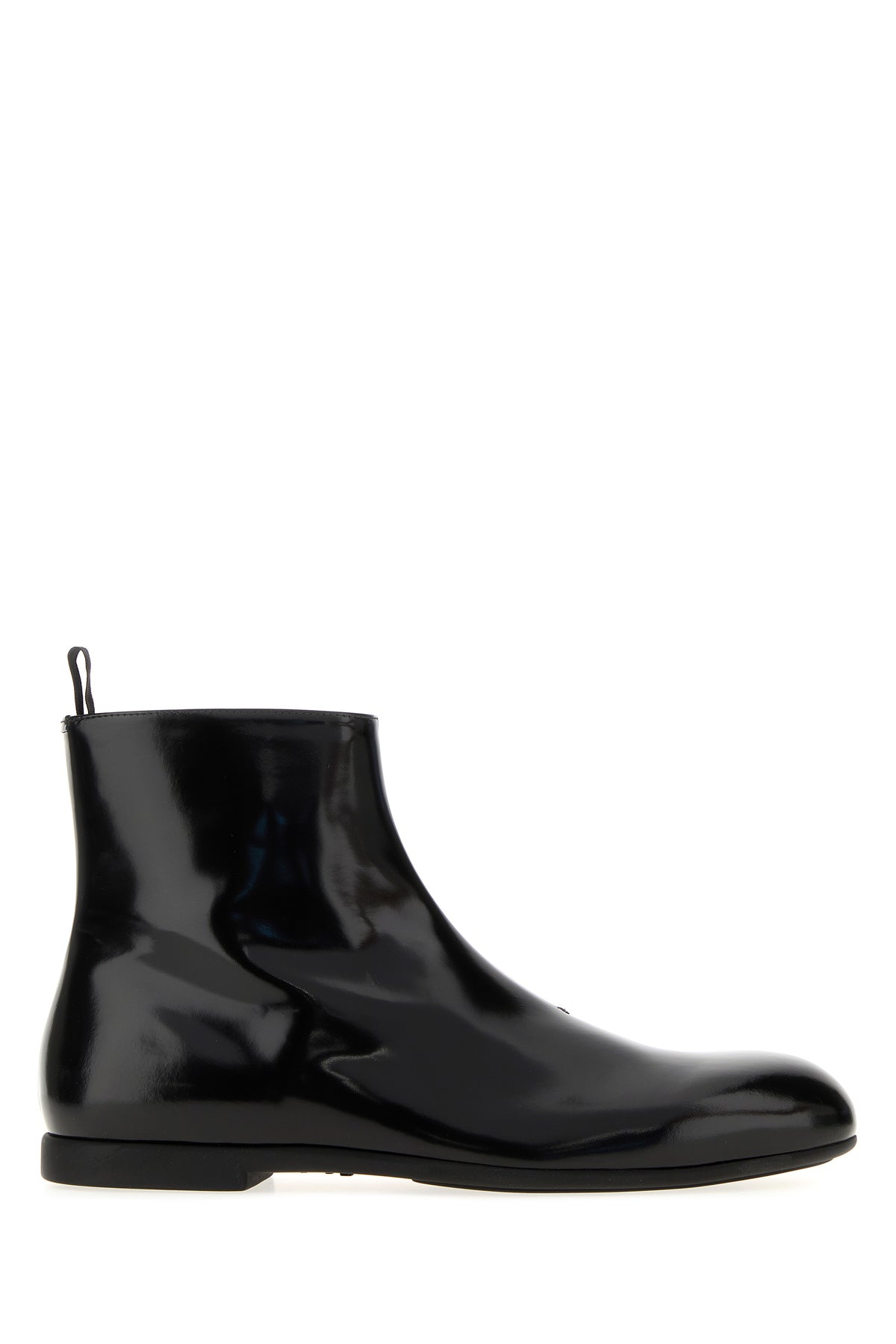 Jil Sander Stivaletti in pelle nera